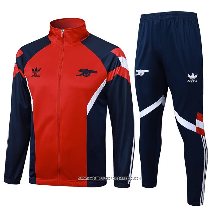 Tuta da Track Giacca Arsenal 2024 Bambino Rosso -2025